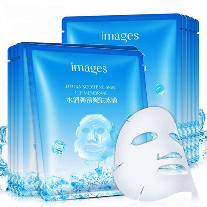 ICE COOL Mask เติมความชุ่มชื้นให้ผิวและกระชับรูขุมขน เติมน้ำให้ผิวสดชื่นและชุ่มชื้น ลดรอยแดงและการอักเสบของสิว