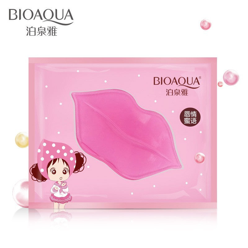 BIOAQUA มาส์กบำรุงริมฝีปาก สูตรผลไม้ ช่วยเติมความชุ่มชื้น ปากเรียบเนียน ปากอมชมพู ปากสวย นุ่มเนียน